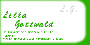 lilla gottwald business card